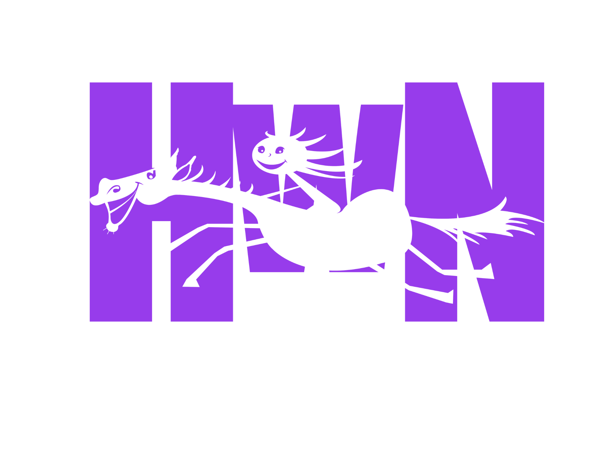 HWN Logo Window Decal : Hags with Nags